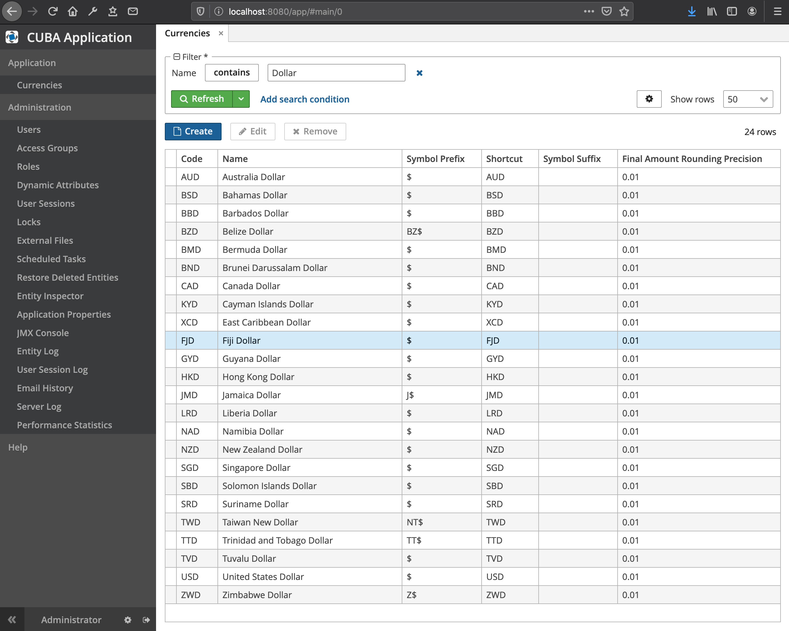 Generating CUBA applications from the annotated DDLs - CUBA.Platform